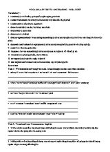 Luyện thi IELTS - Vocabulary set 23 Increasing fuel cost